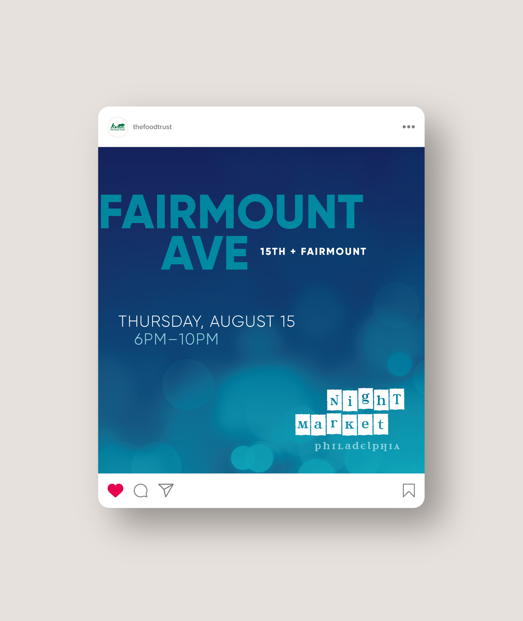 Fairmount Ave social media graphic