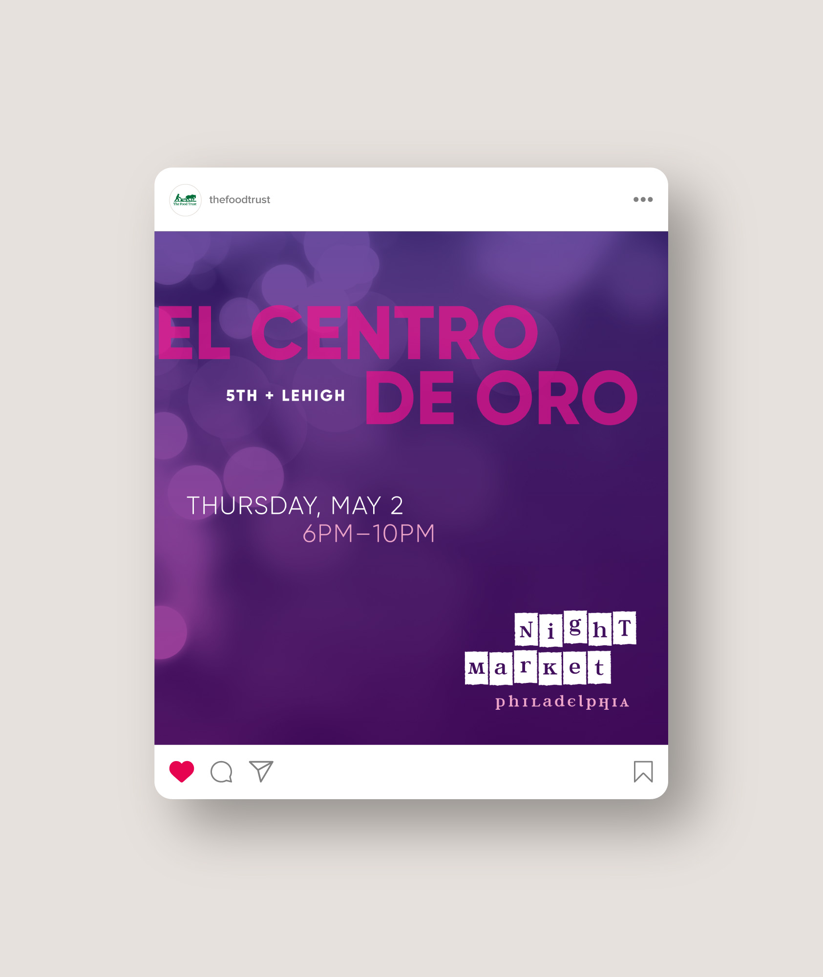 El Centro de Oro social media graphic