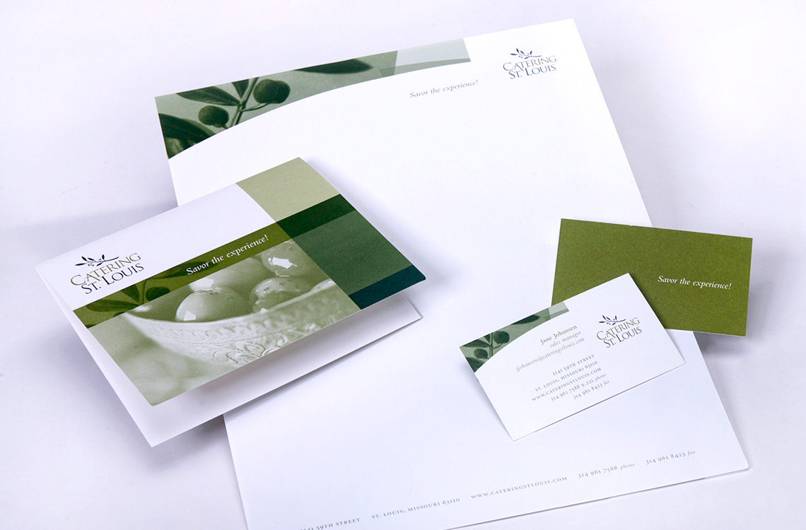 Catering St. Louis stationery system
