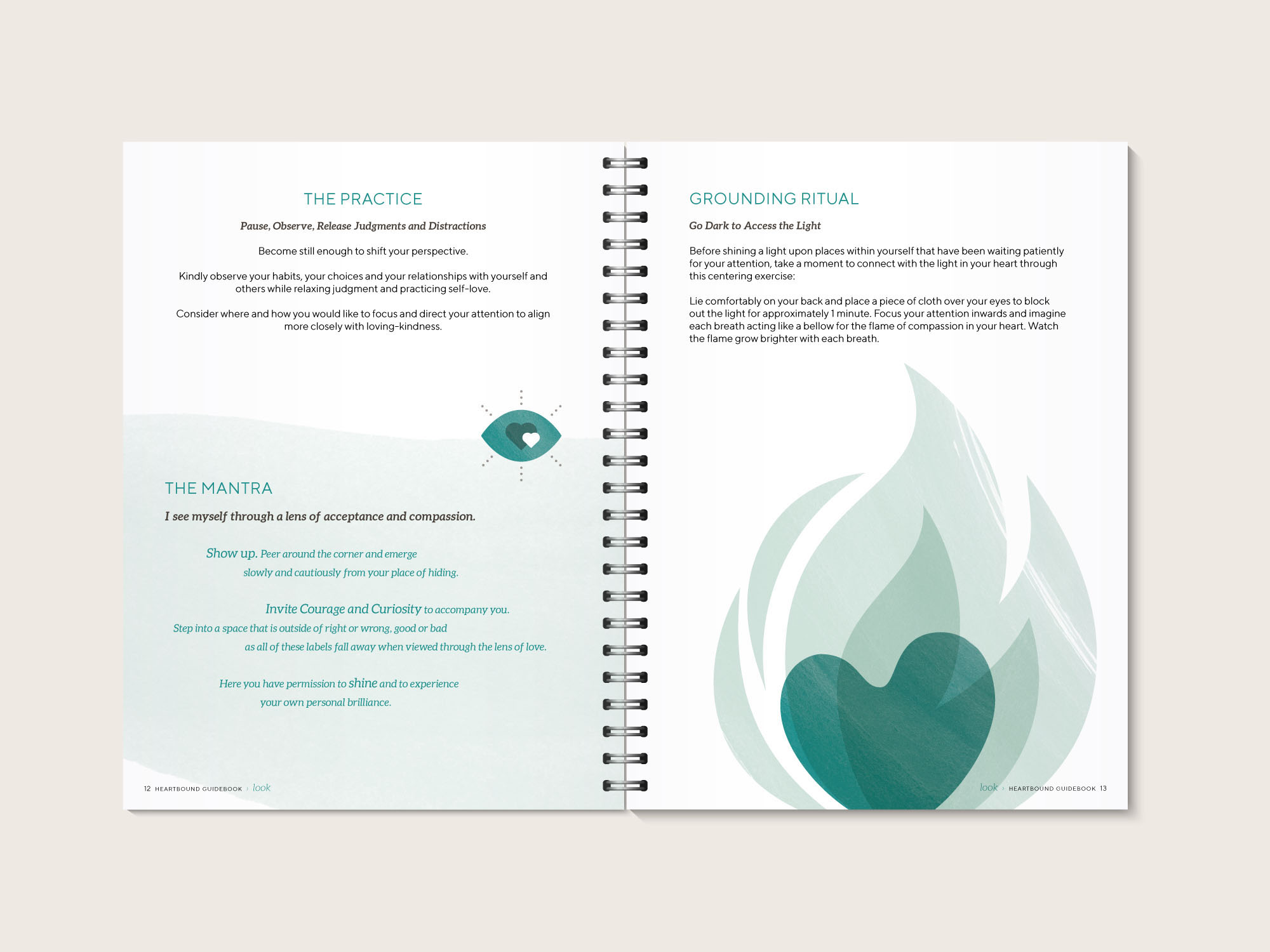 HeartBound guidebook Look spread