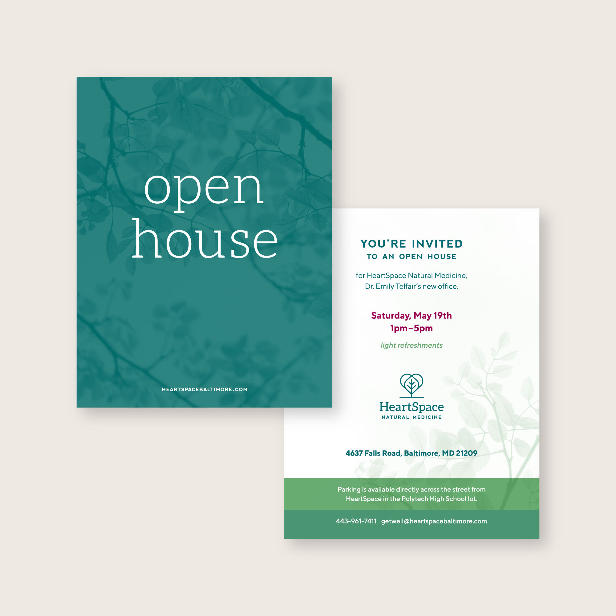 open house postcard