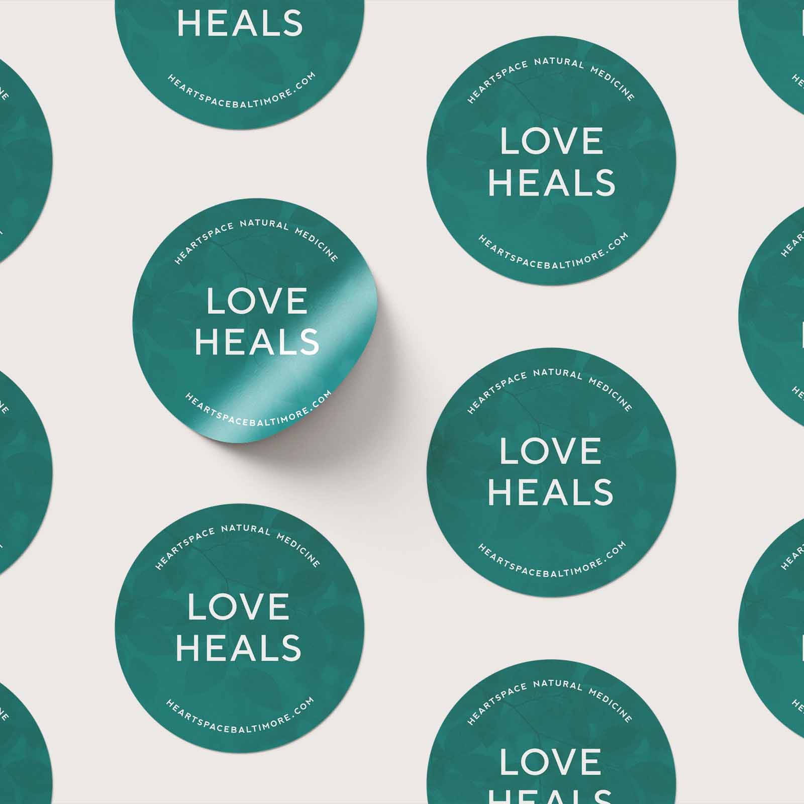 Love Heals stickers