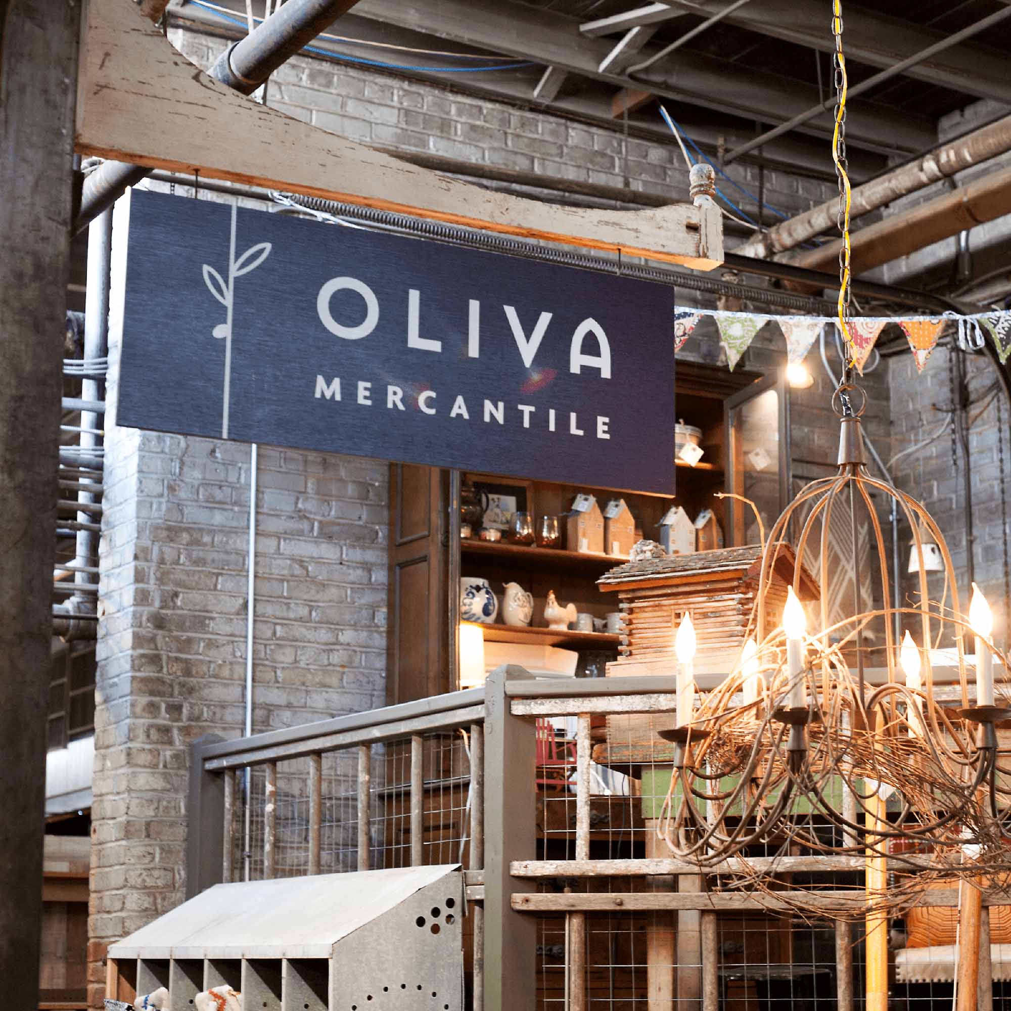 Oliva Mercantile hanging sign
