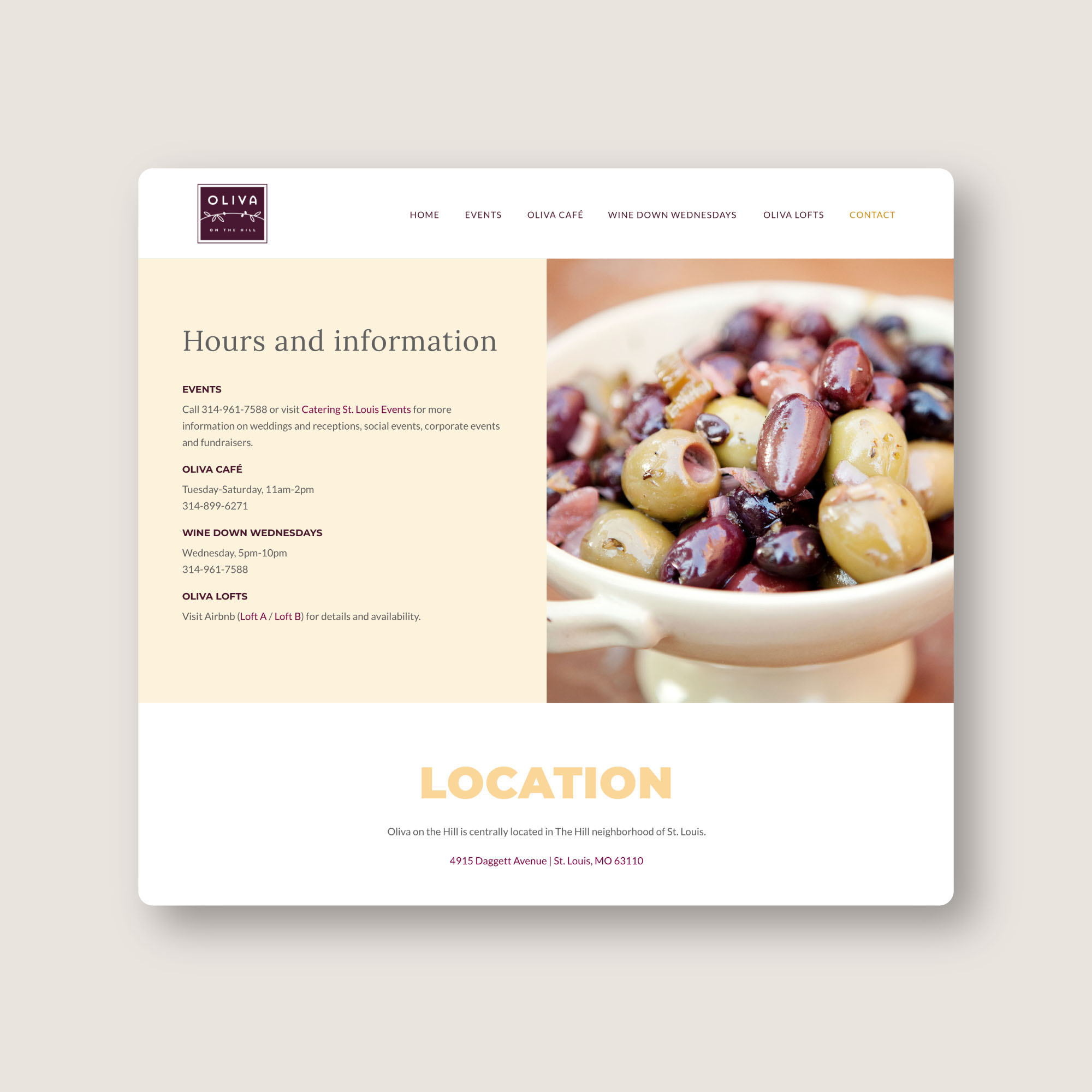 Oliva on the Hill site — Northfound