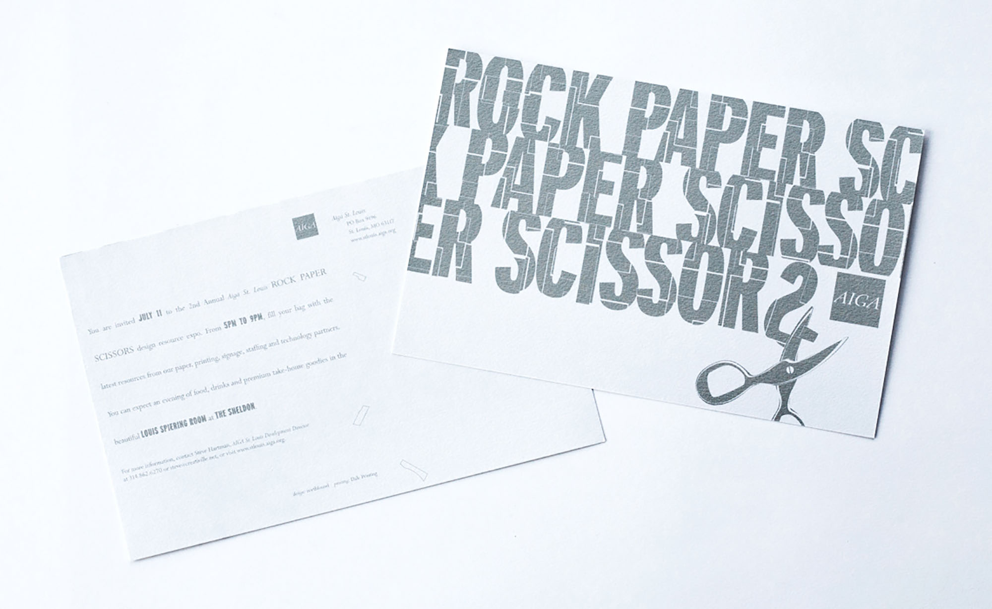 Rock Paper Scissors2 postcard