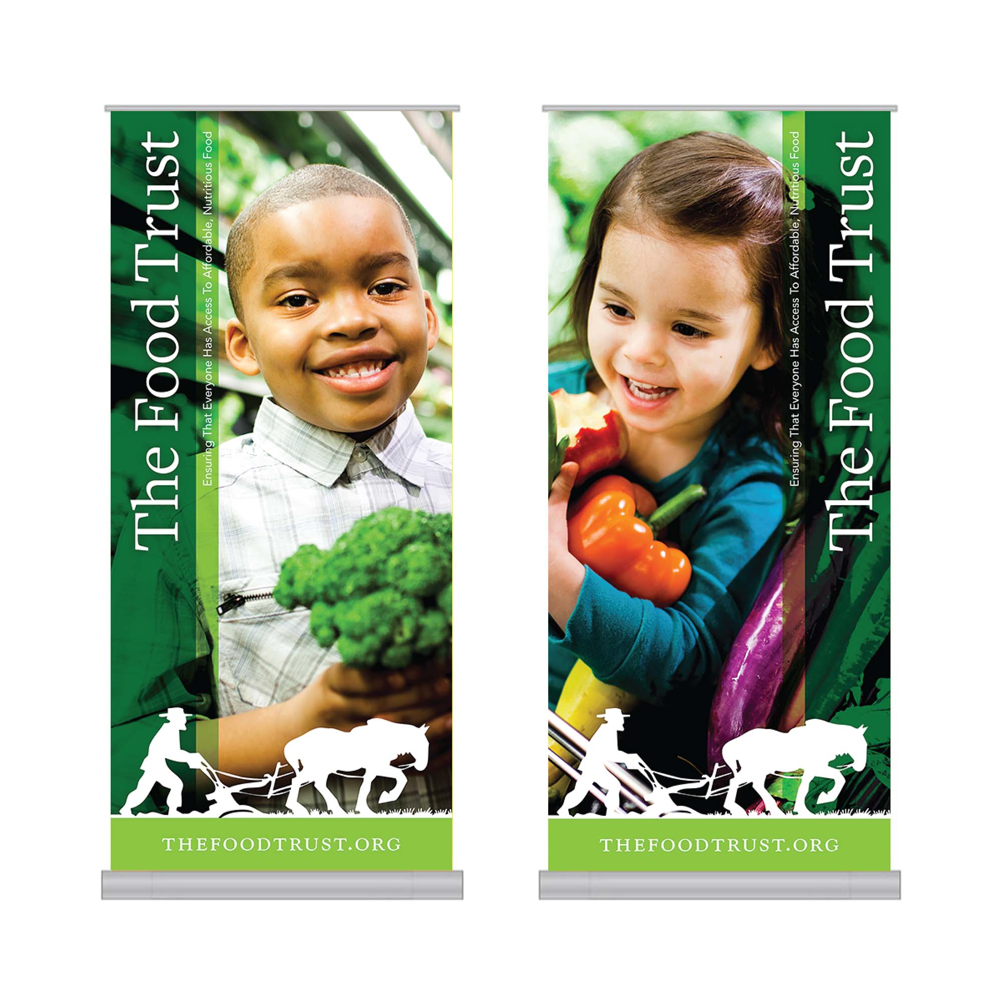 The Food Trust retractable banners