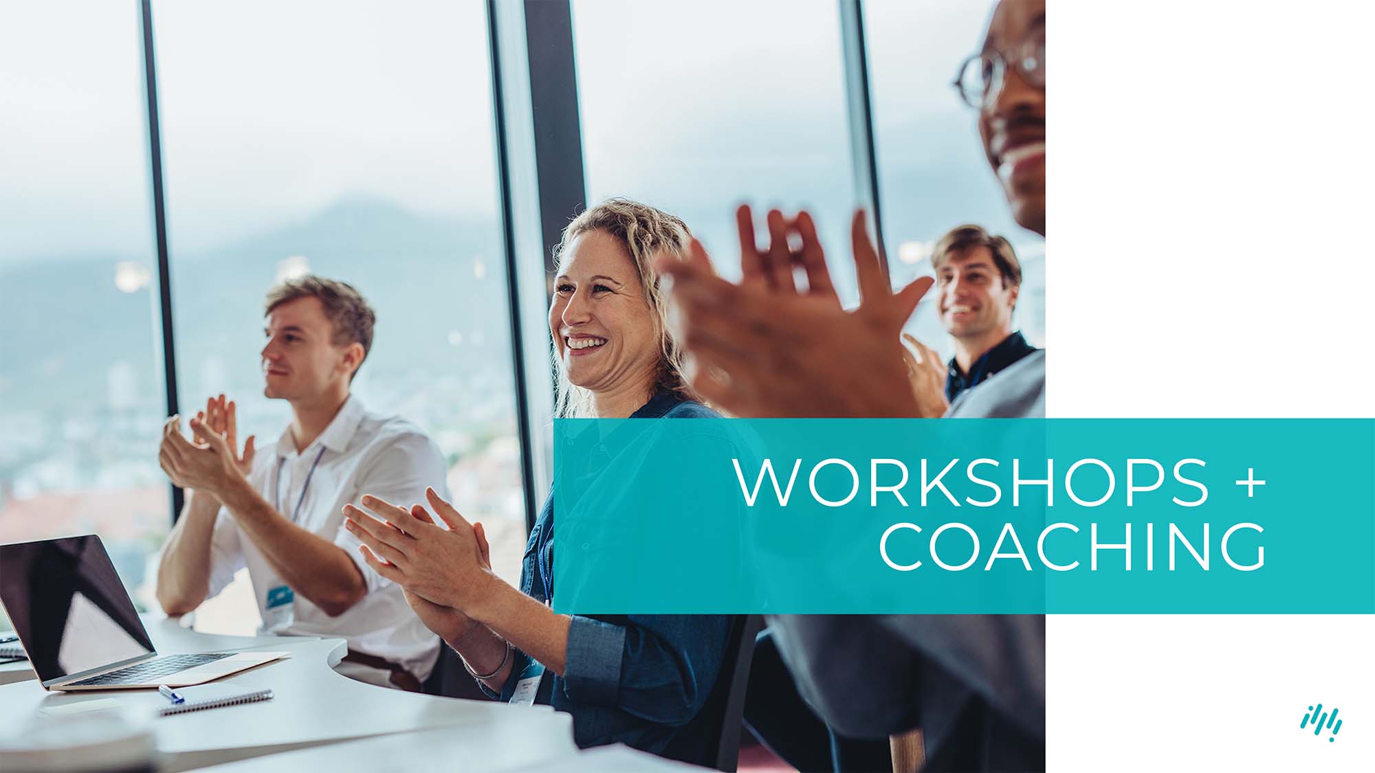 Workshops and Coaching presentation divider slide