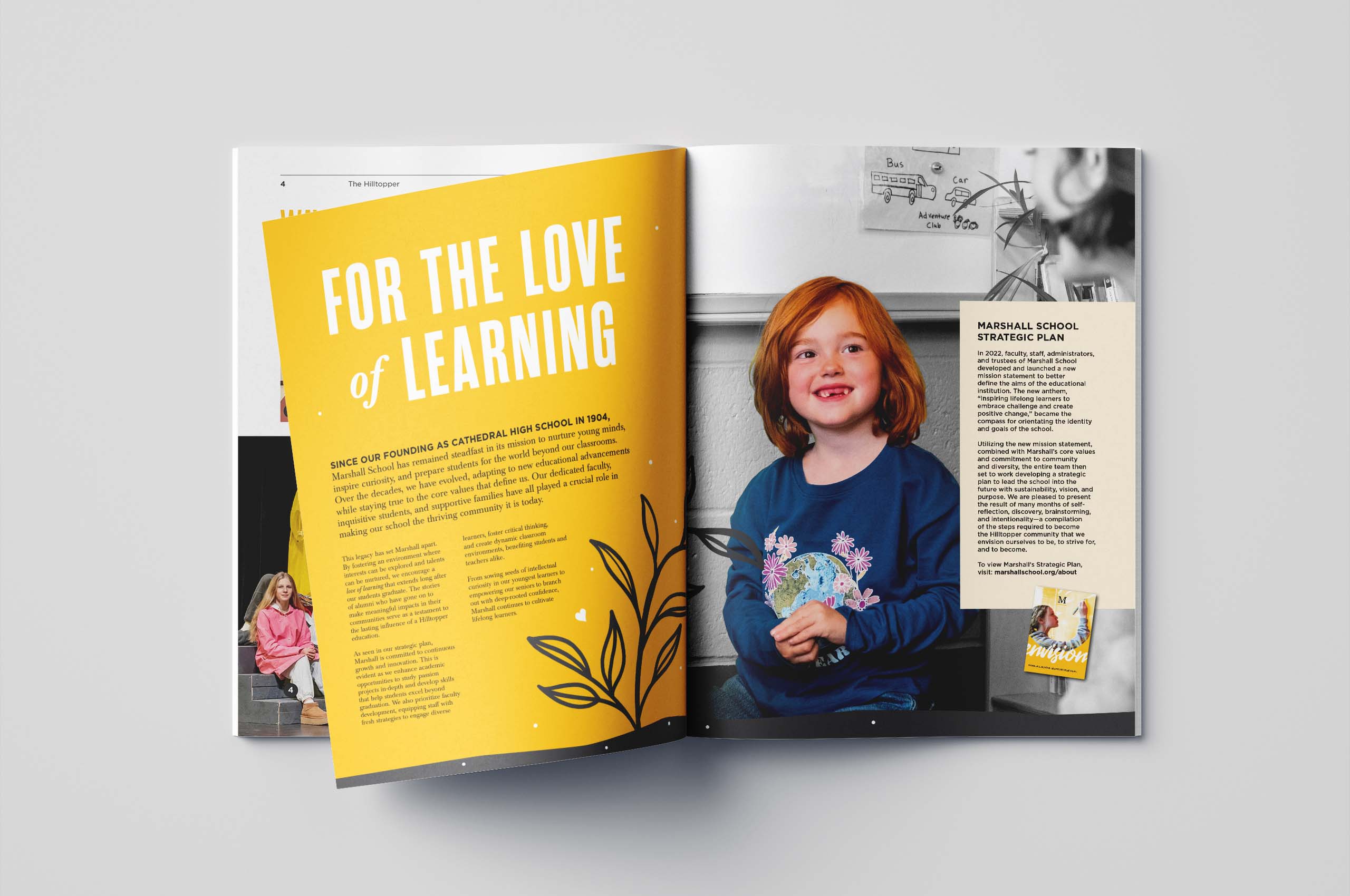 For the Love of Learning spread